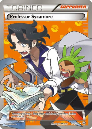Pokemon TCG - XY - Steam Siege - Professor Sycamore - 114/114 - Holofoil