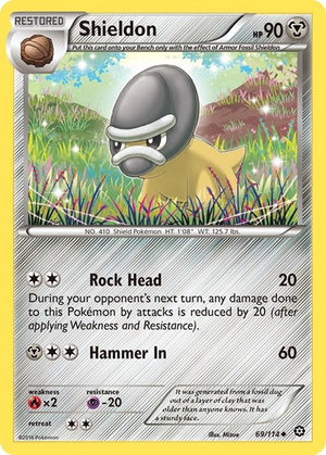 Pokemon TCG - XY - Steam Siege - Shieldon - 69/114