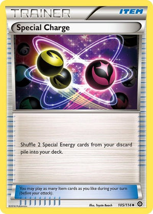 Pokemon TCG - XY - Steam Siege - Special Charge - 105/114