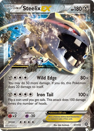 Pokemon TCG - XY - Steam Siege - Steelix EX - 67/114 - Holofoil
