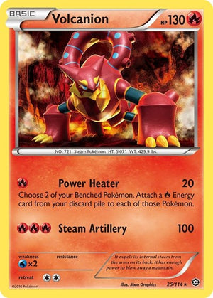 Pokemon TCG - XY - Steam Siege - Volcanion - 25/114