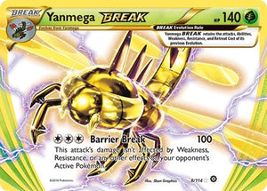 Pokemon TCG - XY - Steam Siege - Yanmega BREAK - 8/114 - Holofoil