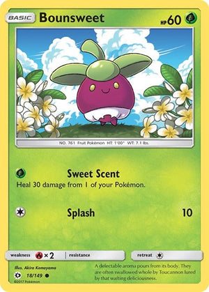 Pokemon TCG - SM Base Set - Bounsweet - 18/149