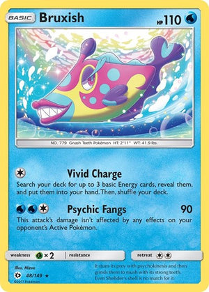 Pokemon TCG - SM Base Set - Bruxish - 48/149