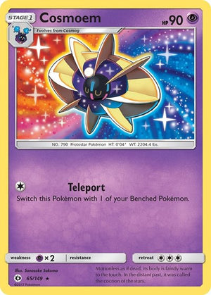 Pokemon TCG - SM Base Set - Cosmoem - 65/149 - Cosmo Holofoil