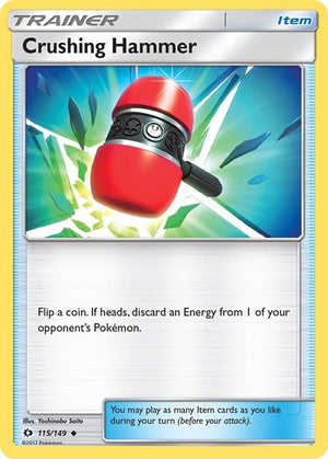 Pokemon TCG - SM Base Set - Crushing Hammer - 115/149