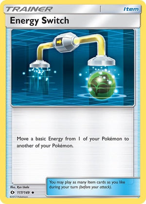 Pokemon TCG - SM Base Set - Energy Switch - 117/149 - Reverse Holofoil