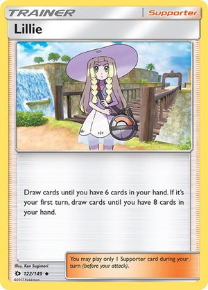 Pokemon TCG - SM Base Set - Lillie - 122/149 - Reverse Holofoil
