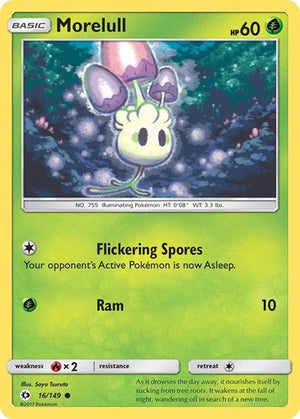 Pokemon TCG - SM Base Set - Morelull - 16/149
