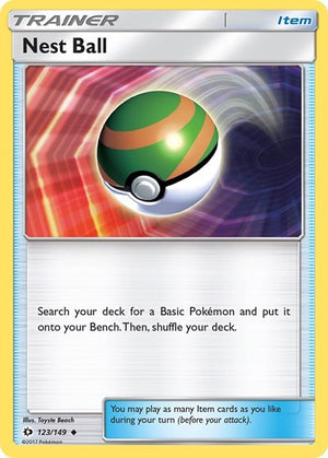 Pokemon TCG - SM Base Set - Nest Ball - 123/149