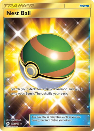 Pokemon TCG - SM Base Set - Nest Ball - 158/149 - Holofoil