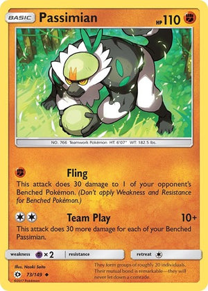 Pokemon TCG - SM Base Set - Passimian - 73/149