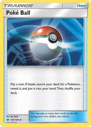 Pokemon TCG - SM Base Set - Poke Ball - 125/149 - Reverse Holofoil
