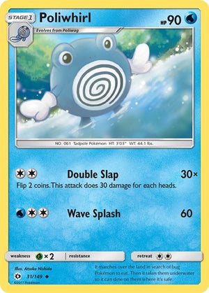 Pokemon TCG - SM Base Set - Poliwhirl - 31/149
