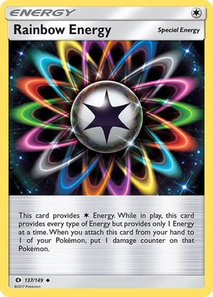Pokemon TCG - SM Base Set - Rainbow Energy - 137/149