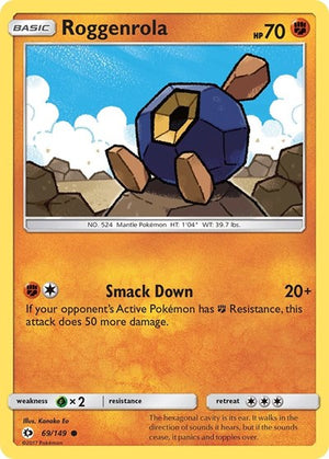 Pokemon TCG - SM Base Set - Roggenrola - 69/149