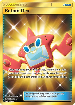 Pokemon TCG - SM Base Set - Rotom Dex - 159/149 - Holofoil