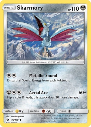 Pokemon TCG - SM Base Set - Skarmory - 88/149