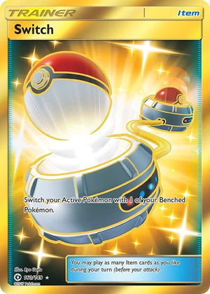 Pokemon TCG - SM Base Set - Switch - 160/149 - Holofoil