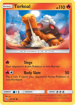 Pokemon TCG - SM Base Set - Torkoal - 23/149