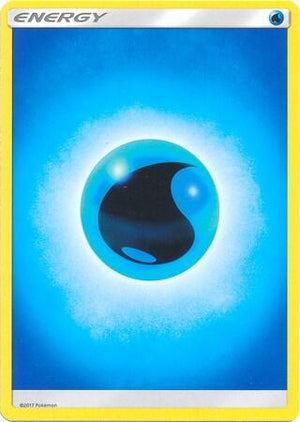Pokemon TCG - SM Base Set - Water Energy - Reverse Holofoil