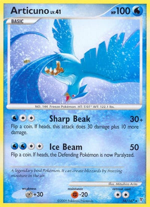 Pokemon TCG - Supreme Victors - Articuno - 16 - Reverse Holofoil