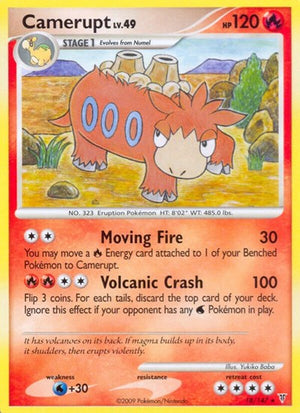 Pokemon TCG - Supreme Victors - Camerupt - 18 - Reverse Holofoil