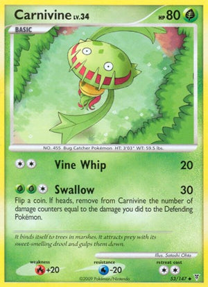 Pokemon TCG - Supreme Victors - Carnivine - 53