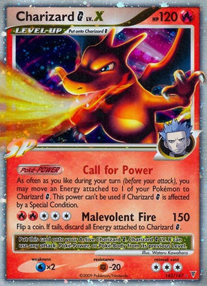Pokemon TCG - Supreme Victors - Charizard G Lv.X - 143 - Holofoil
