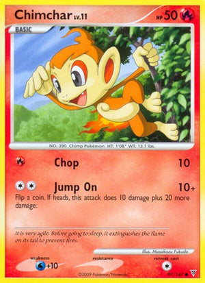 Pokemon TCG - Supreme Victors - Chimchar - 97 - Reverse Holofoil