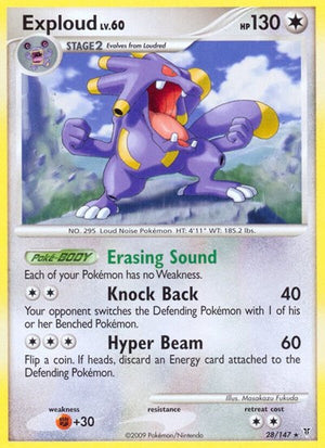 Pokemon TCG - Supreme Victors - Exploud - 28 - Reverse Holofoil