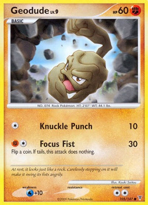 Pokemon TCG - Supreme Victors - Geodude - 105