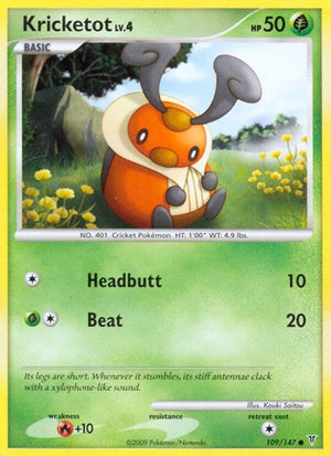 Pokemon TCG - Supreme Victors - Kricketot - 109 - Reverse Holofoil