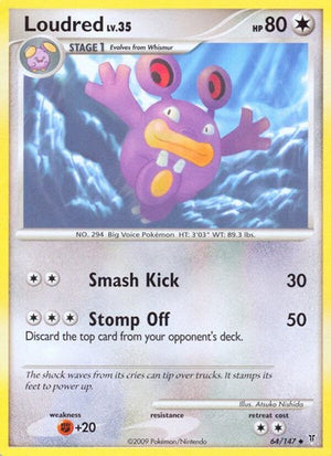 Pokemon TCG - Supreme Victors - Loudred - 64 - Reverse Holofoil