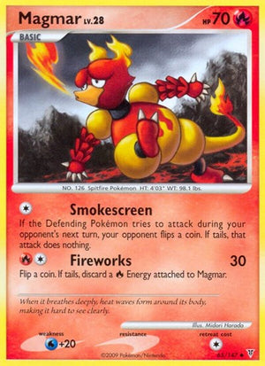 Pokemon TCG - Supreme Victors - Magmar - 65 - Reverse Holofoil