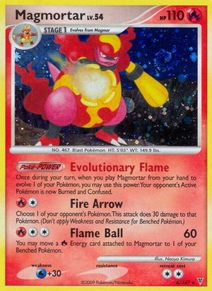 Pokemon TCG - Supreme Victors - Magmortar - 6 - Reverse Holofoil