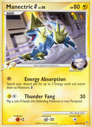 Pokemon TCG - Supreme Victors - Manectric G - 66