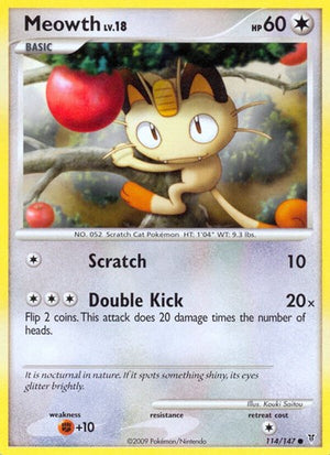 Pokemon TCG - Supreme Victors - Meowth - 114