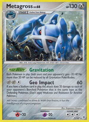 Pokemon TCG - Supreme Victors - Metagross - 7 - Reverse Holofoil