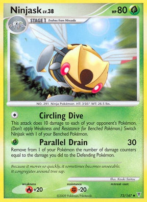 Pokemon TCG - Supreme Victors - Ninjask - 73 - Reverse Holofoil