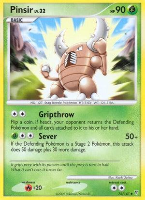 Pokemon TCG - Supreme Victors - Pinsir - 75 - Reverse Holofoil
