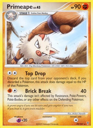 Pokemon TCG - Supreme Victors - Primeape - 39