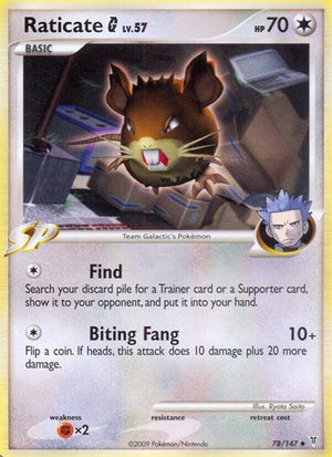 Pokemon TCG - Supreme Victors - Raticate G - 78