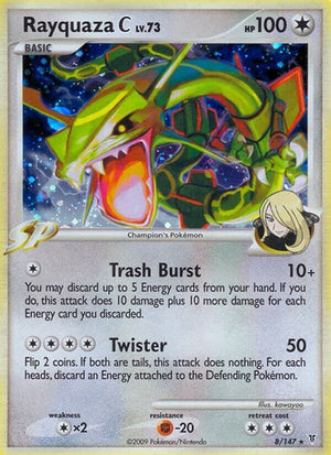 Pokemon TCG - Supreme Victors - Rayquaza C - 8 - Reverse Holofoil