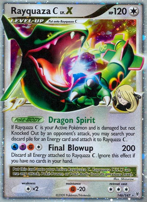 Pokemon TCG - Supreme Victors - Rayquaza C Lv.X - 146 - Holofoil