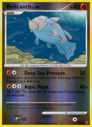 Pokemon TCG - Supreme Victors - Relicanth - SH8 - Reverse Holofoil