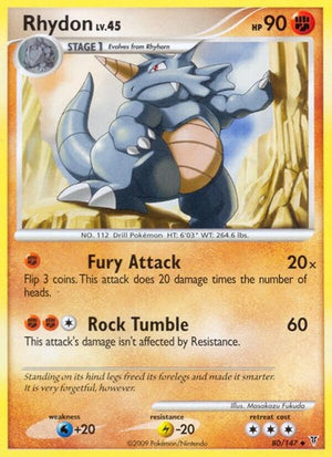 Pokemon TCG - Supreme Victors - Rhydon - 80