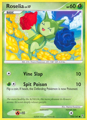 Pokemon TCG - Supreme Victors - Roselia - 123 - Reverse Holofoil