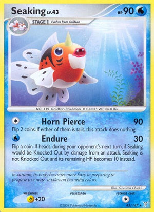 Pokemon TCG - Supreme Victors - Seaking - 43 - Reverse Holofoil
