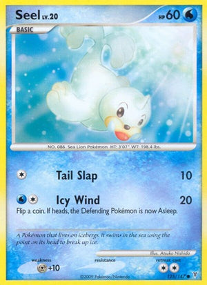 Pokemon TCG - Supreme Victors - Seel - 125 - Reverse Holofoil